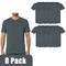 Gildan Unisex Heavy Cotton T-Shirts, Soft & Durable, 8-Pack, Ideal for Crafts & Custom Designs